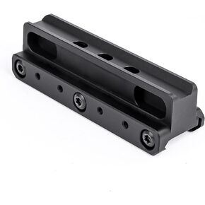 Tactical Optic Scope Riser Mount for Acog/Vcog Fiber Optic Red Dot,fit for 20mm Weaver/Picatinny Rail