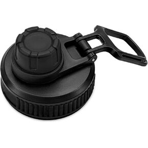 Spout Lid for Hydro Flask Wide Mouth Sport Water Bottles,Replacement Lids for Most 12,14,16,18,20,22,32,40,64oz Wide Mouth Water Bottles with Handle Easy to Carry (Black) in Kuwait