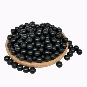 .43 Cal Paintballs Reusable Hard Nylon Balls Solid 43 Caliber Projectile Ammo Compatible for T4E PPQ, G17 Gen 5 Target Practice and Home Defense (100 Counts, Black)