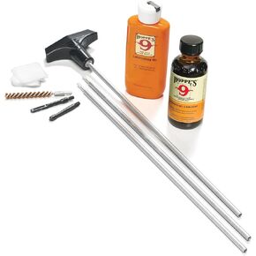 Hoppe's No. 9 Cleaning Kit with Aluminum Rod, Universal .22-.225 Caliber Rifle/Pistol (Packaging may vary)