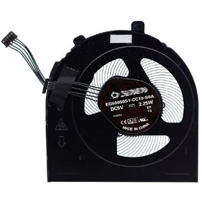 Deal4GO 5-pin CPU Cooling Fan 02DL822 EG50050S1-CC10-S9A Replacement for Lenovo Thinkpad E480 E490 E580 E590 E485 E585 E495 E595, Black
