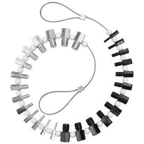 Nut and Bolt Thread Checker 26 Male/Female Thread Gauges (14 SAE/Inch & 12 Metric) Nut and Bolt Thread Size Checker Thread Identifier Gauges for Quickly Identify and Verify