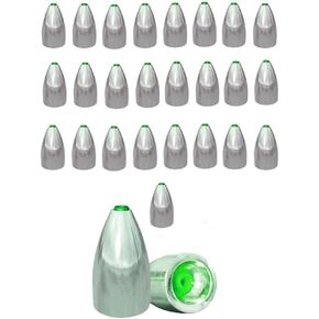TOASIS Fishing Steel Weights Rubber-core Tube Sinkers