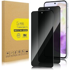 2 Pack Privacy Screen Protector for Samsung Galaxy A36 [Anti-Spy Tempered Glass], Ultra HD, Anti-Scratch, Bubble-Free, Easy Install 9H Protective Glass for Galaxy A36