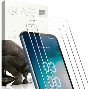 [3 Pack] Tempered Glass Compatible With Nokia C110 Screen protector With 9H Anti Scratch Transparent HD Clear Bubble Free Protective Film