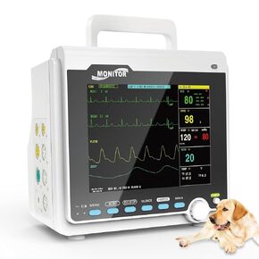 CONTEC Veterinary Patient Monitor for Pets Cats Dogs Animals Multi-parameters with ETCO2 function NEW