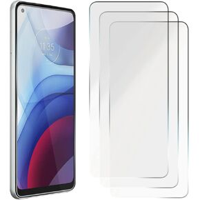 3 pcs Screen Protector for MOTO G POWER 2021 XT2117，Anti-Scratch 9H Hardness Tempered glass Protective Film