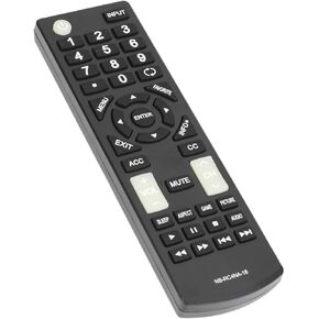 NS-RC4NA-18 NSRC4NA18 Replace Remote Control fit for Insignia TV LCD LED HDTV NS-19D310NA19 NS-22D420NA18 NS-24D310NA19 NS-32D220NA18 NS-39D310NA17 NS-39D310NA19 NS-40D420MX16 NS-43D420NA18