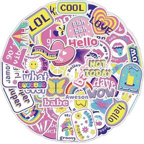【50pcs Motivational Stickers Pack】Positive Encouragement Stickers, Affirmation Waterproof Vinyl Stickers Decals for Students Teachers Employees, Water Bottle Stickers, Laptop Stickers