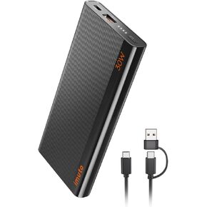 imuto 30W Slim Portable Charger for iPad Pro, Pixel iPad External Battery 30W Power Bank for iPhone 15/iPhone 15 Pro/iPad Pro 12.9/11in/ iPad Mini 6/ iPad Air 5/Portable Charger Pixel 6A 7 Pro 5A 5G