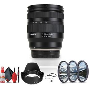 Tamron 11-20mm f/2.8 Di III-A RXD Lens (AFB060X-700) + Lens Filter Kit + Cleaning Kit + Lens Hood + Lens Cap