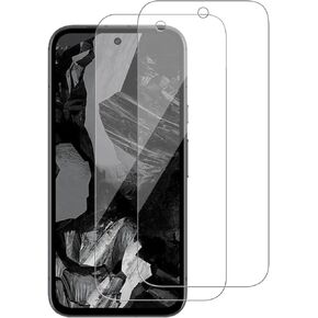 2 Pack for Google Pixel 8a Screen Protector, Tempered-Glass, Micro-curved Edges, Case Friendly, Bubble Free, HD Clear, Easy Installation