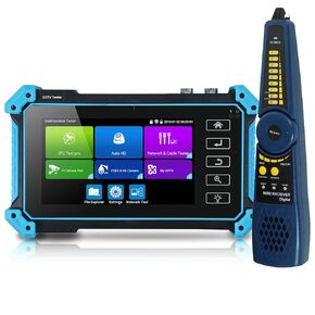 CCTV Tester IPC-5200 Plus,Full HD Display Video Monitor,8MP CVI TVI AHD SDI CVBS Tester with Cable Tracer, IP Discovery, 5inch IPS Touch Screen IP Camera Tester, PTZ Control,VGA and HDMI Input