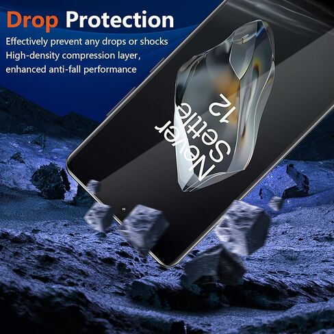 (3 + 1 حزمة) لواقي شاشة Oneplus 12 5G، 3 عبوات من واقي الشاشة الزجاجي المقوى + 1 حزمة واقي عدسة الكاميرا، واقي شاشة من الزجاج المقوى بتغطية كاملة ثلاثية الأبعاد، مقاوم للخدش، خالٍ من الفقاعات in Kuwait