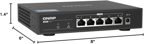 محول QNAP QSW-1105-5T 5 منافذ غير مدارة 2.5 جيجابايت in Kuwait