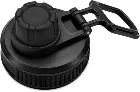 Spout Lid for Hydro Flask Wide Mouth Sport Water Bottles,Replacement Lids for Most 12,14,16,18,20,22,32,40,64oz Wide Mouth Water Bottles with Handle Easy to Carry (Black) in Kuwait