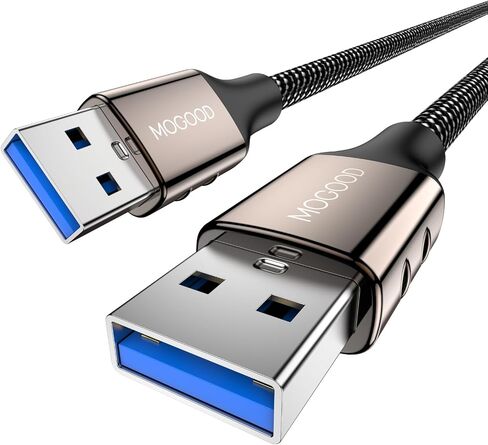 USB 3.0 Male to Male Extension USB A Male to Male Cable USB Cord USB Extenders USB to USB Cable Works with Laptop Cooling Pad,External Hard Drive, DVD Player,Television,Setup Box,SSD in Kuwait