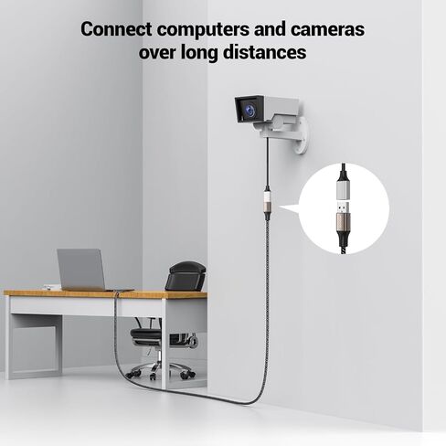USB 3.0 Male to Male Extension USB A Male to Male Cable USB Cord USB Extenders USB to USB Cable Works with Laptop Cooling Pad,External Hard Drive, DVD Player,Television,Setup Box,SSD in Kuwait