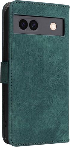 for Google Pixel 8A Wallet Phone Case with Screen Protector [RFID Blocking] Leather Card Holder Kickstand Wrist Strap Women Men Cell Phone Case for Google Pixel8 A Pixel8A Pixel 8 A Green in Saudi Arabia