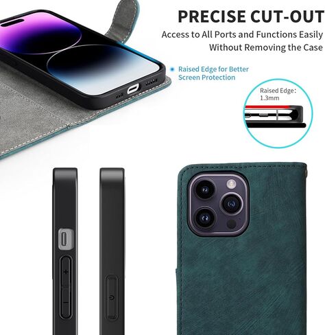 for Google Pixel 8A Wallet Phone Case with Screen Protector [RFID Blocking] Leather Card Holder Kickstand Wrist Strap Women Men Cell Phone Case for Google Pixel8 A Pixel8A Pixel 8 A Green in Saudi Arabia