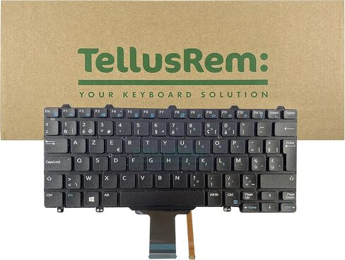 لوحة مفاتيح بديلة بإضاءة خلفية أمريكية لجهاز Dell Latitude E7250. خط العرض E5250، خط العرض E5270 in Kuwait