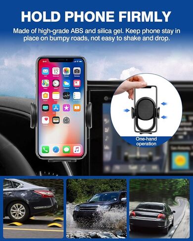 Autorder مخصص مناسب لحامل هاتف السيارة 2019-2022 Toyota C-HR CHR ملحقات الهاتف حامل شاشة 8 بوصات للهاتف الخلوي حاملات السيارات بدون استخدام اليدين دوران 360 درجة in Saudi Arabia
