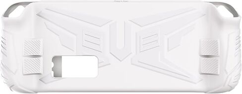 حافظة حماية من سلسلة PlayVital Armor لسطح البخار، غطاء ناعم من السيليكون لحماية سطح البخار مع تصميم معزز للزر الخلفي وأغطية لمقابض الإبهام - أبيض in Kuwait