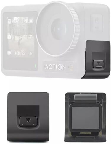 غطاء USB Osmo Action 4/3، غطاء جانبي لشحن USB وغطاء جانبي لمنفذ USB لكاميرا DJI Osmo Action 4/3 غطاء جانبي USB (أسود) in Kuwait