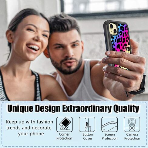 حافظة OTTARTAKS متوافقة مع هاتف iPhone 15 مع واقي شاشة، حافظة مموهة شديدة التحمل للرجال والأولاد [حماية من الدرجة العسكرية] حافظة واقية مضادة للصدمات لهاتف iPhone 15 6.1 بوصة 2023 in Kuwait