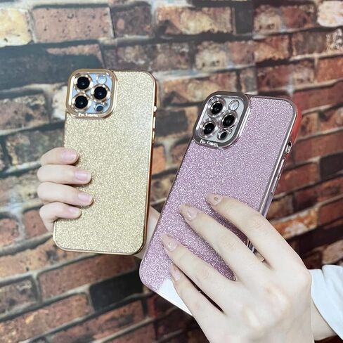 Fycyko متوافق مع هاتف iPhone 11، جراب لامع فاخر لطيف ومرن، غطاء حماية للكاميرا، جراب هاتف مضاد للصدمات للنساء والفتيات والرجال، تصميم لهاتف iPhone 11، وردي 6.1 بوصة in Kuwait