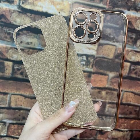 Fycyko متوافق مع هاتف iPhone 11، جراب لامع فاخر لطيف ومرن، غطاء حماية للكاميرا، جراب هاتف مضاد للصدمات للنساء والفتيات والرجال، تصميم لهاتف iPhone 11، وردي 6.1 بوصة in Kuwait