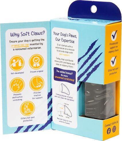 Soft Claws Dog Nail Caps Take Home Kit, XX-Large, Natural in Saudi Arabia
