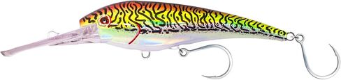 Nomad Design DTX Minnow with Patented Autotune System - Distressed Baitfish Swimming Action, Hydrospeed Belly Eyelet for Faster Trolling, BKK Diablo in Saudi Arabia