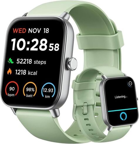 Smart Watch for Women Android & iPhone, Alexa Built-in, IP68 Waterproof Activity Fitness Tracker with Bluetooth Call (Answer/Make), 1.8" Smartwatch with Heart Rate/SpO2/Sleep Monitor, 100+ Sports Mode in Saudi Arabia