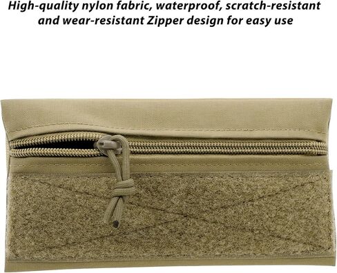 Qavctw 3 Pcs Tactical Admin Pouch Bag with Hook and Loop Tool Storage Bag Snack Pouch Candy Bag Hanging Pouches Backpack Accessory Pouch in Kuwait