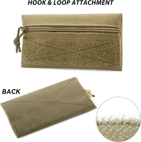 Qavctw 3 Pcs Tactical Admin Pouch Bag with Hook and Loop Tool Storage Bag Snack Pouch Candy Bag Hanging Pouches Backpack Accessory Pouch in Kuwait