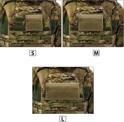 Qavctw 3 Pcs Tactical Admin Pouch Bag with Hook and Loop Tool Storage Bag Snack Pouch Candy Bag Hanging Pouches Backpack Accessory Pouch in Kuwait