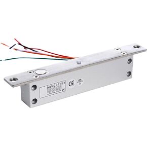 UHPPOTE Fail-Safe Deadbolt Electric Drop Bolt Lock 12V for Narrow Door Access Control System