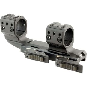 Spuhr 30mm H34mm 0MIL/0MOA Cantilever Quick Detachable Rifle Scope Mount, Black, QDP-3046