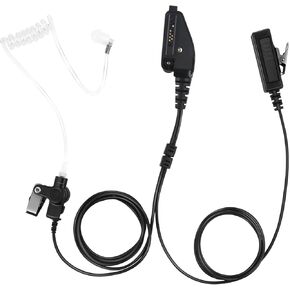 K2 Ptt Mic Earpiece Two Way Radio Acoustic Tube Headset for Kenwood Nexedge Walkie Talkie NX-200 NX 200 300 TK 2140 TK 2180 TK 2185 TK 3180 VP6000 P25 NX-5300