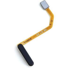 for Samsung Galaxy A15 4G SM-A155F SM-A155M SM-A155P SM-A155R Fingerprint Sensor Power Button Flex Cable Replacement Black