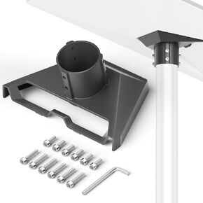 Starlink Mount Tripod لـ Starlink Gen 3 Mini، مجموعة تركيب Starlink المحمولة للتخييم RV في الهواء الطلق، ارتفاع 3ft إلى 6.2ft قابل للتعديل للخدمة الشاقة Starlink Pole Mount، فائق الثبات