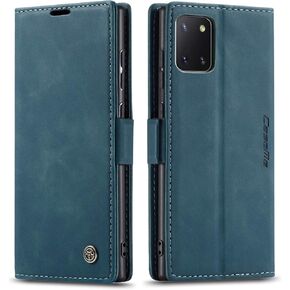 حافظة Bpowe Galaxy Note 10 Lite (2020)، حافظة محفظة جلدية لهاتف Galaxy A81 بتصميم كلاسيكي مع فتحة بطاقة وإغلاق مغناطيسي، حافظة قابلة للطي لهاتف Samsung Galaxy Note 10 Lite/Galaxy A81/Galaxy M60S (أحمر خمري) in Kuwait