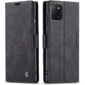 Bpowe Galaxy Note 10 Lite (2020) Case,Galaxy A81 Leather Wallet Case Classic Design with Card Slot and Magnetic Closure Flip Fold Case for Samsung Galaxy Note 10 Lite/Galaxy A81/Galaxy M60S (Wine red) in Saudi Arabia