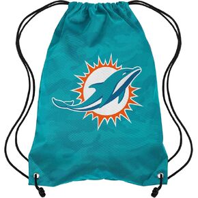 FOCO Miami Dolphins NFL Team Stripe Wordmark Drawstring Backpack
