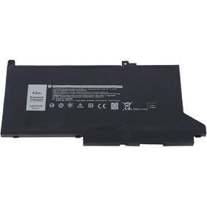 DJ1J0 Replacement Battery for Dell Latitude 12 7000 7280 7290 E7280 E7280 13 7380 7390 E7380 E7390 14 7480 7490 E7480 E7490 Series DJ1JO P28S P28S001 451-BBZL C27RW PGFX4 K8X0T1 ONFOH