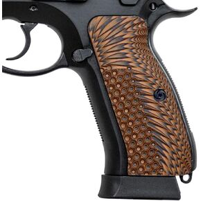 Guuun G10 CZ Grips for Full Size CZ 75 SP-01 OPS Eagle Wing Texture
