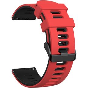 Amzpas Compatible with Amazfit Bip 5 Watch Band, 22mm Sports Silicone Watch Band Breathable Women Men Strap for Amazfit Bip 5/Amazfit GTR 4/GTR 3 Pro/GTR 3/GTR 2/GTR 2e/GTR 47mm