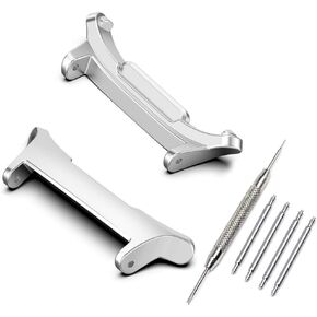 Connectors Compatible for Samsung Galaxy Watch Ultra Bands Adapter, Stainless Steel No Gap Band Connector Adapter Replacement for Galaxy Watch Ultra 47mm
