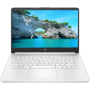 HP Newest 14" HD Laptop, Windows 11, Intel Celeron Dual-Core Processor Up to 2.60GHz, 8GB RAM, 256GB SSD, Webcam, Dale Sliver (Renewed)